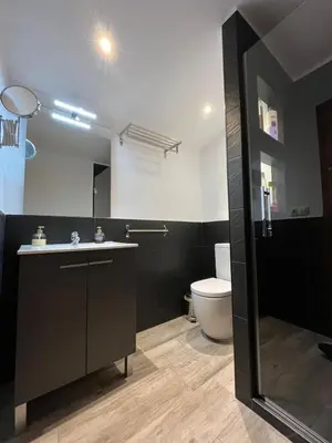 Un baño de Castelserás apartamento rural