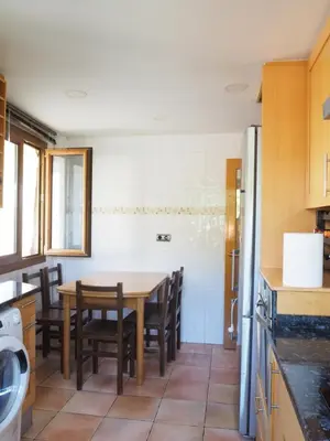 Una cocina o zona de cocina en Amets etxea