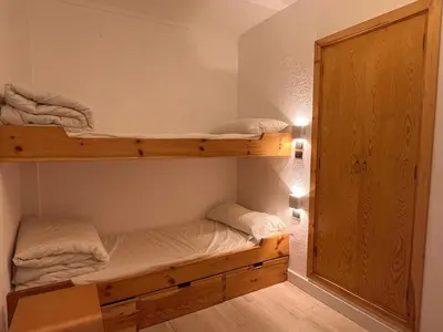 Cama o camas de una habitación en Las casitas de mache - IXEIA