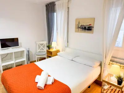 Cama o camas de una habitación en Canal del Pilar - Turistea