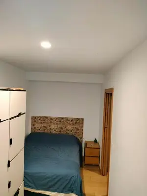 Cama o camas de una habitación en Apartment in the center of Pamplona