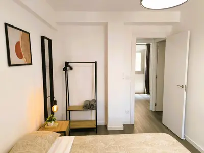 Cama o camas de una habitación en La Parada de Arco by Alogest