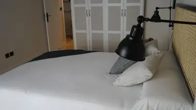 Cama o camas de una habitación en Serendipia