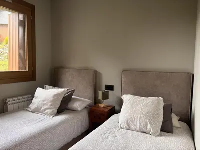 Cama o camas de una habitación en BPirineos-Paseo Eriste