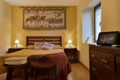 Cama o camas de una habitación en Ruta del Tiempo