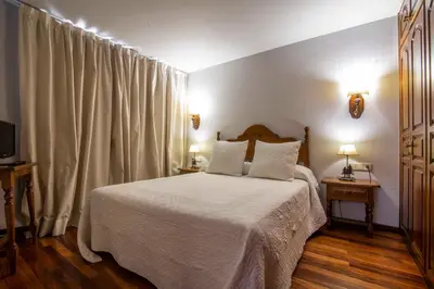 Cama o camas de una habitación en Hotel Fonfreda