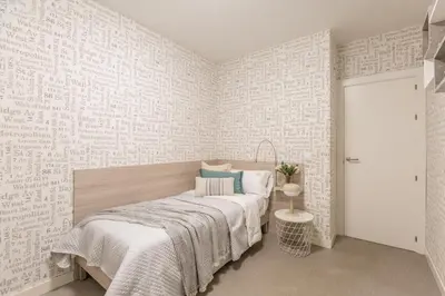 Cama o camas de una habitación en Apartamentos Kyns