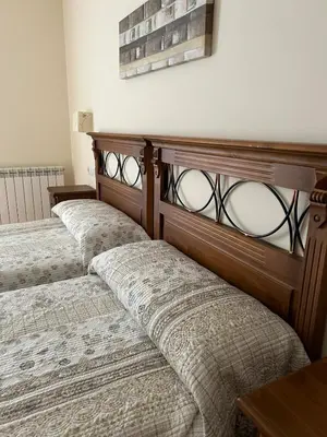 Cama o camas de una habitación en Casa Rural Barranco