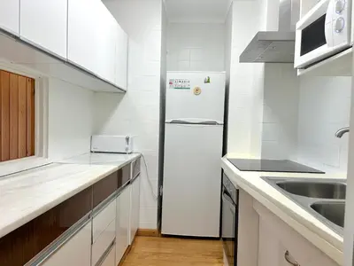 Una cocina o zona de cocina en Apartament amb balcó i unes vistes úniques del Pirineu by RURAL D'ÀNEU