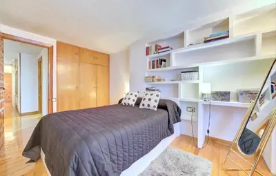 Cama o camas de una habitación en Experience the running of the bulls from your balcony