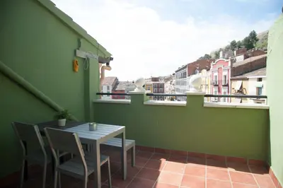 Un balcón o terraza de Ático del Holandés