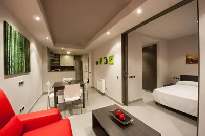 Cama o camas de una habitación en WinTuWin Apartments