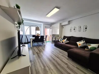 Una televisión o centro de entretenimiento en Casa Pinares de Venecia
