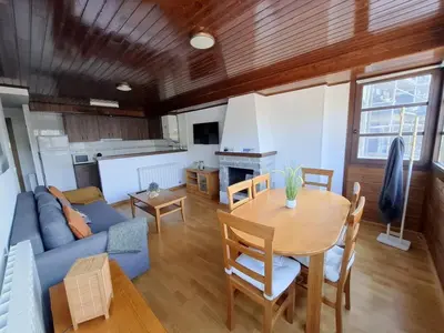 Una cocina o zona de cocina en Stone, wifi, pet-friendly y garage - Arafita Apartamentos
