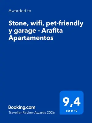 Plano de Stone, wifi, pet-friendly y garage - Arafita Apartamentos
