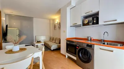 Una cocina o zona de cocina en Discover Tarazona from This Central & Peaceful Flat