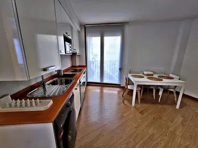 Una cocina o zona de cocina en Explore Tarazona from This Central & Peaceful Flat