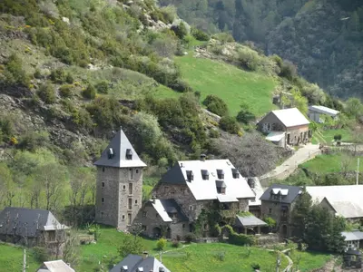 Paisaje cerca of this country house