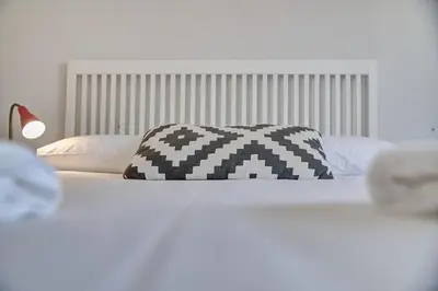 Cama o camas de una habitación en Camino Pamplona 5 by Clabao