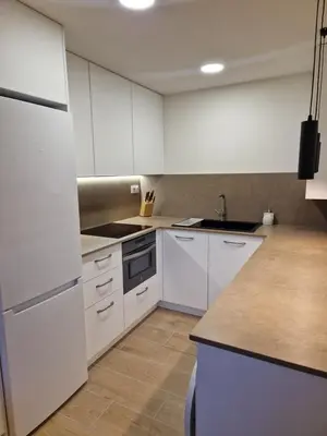 Una cocina o zona de cocina en Apartamentos con encanto entre naturaleza, rutas y bodegas - Casa Albañil