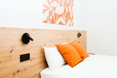 Cama o camas de una habitación en Hostal Ainhoa