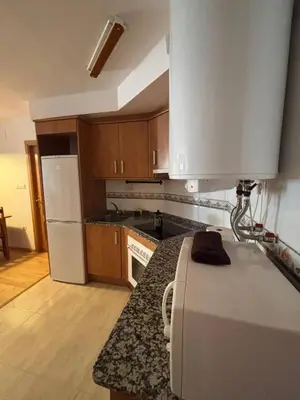 Una cocina o zona de cocina en Los caballos Ordesa l Garaje l Céntrico