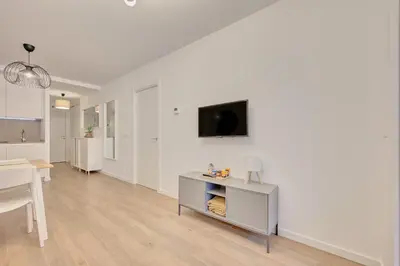 Una televisión o centro de entretenimiento en Soto Deluxe by Clabao