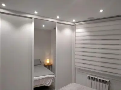 Cama o camas de una habitación en Excelente ubicacion