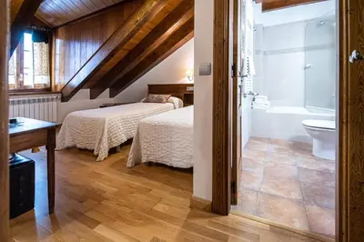 Cama o camas de una habitación en Pichuana - dúplex 4 dormitorios 4 baños