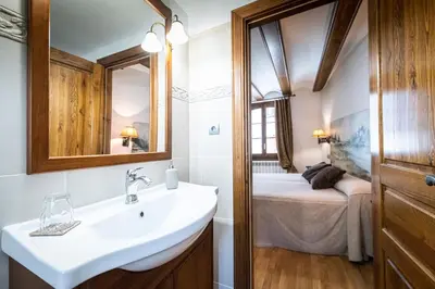 Cama o camas de una habitación en Pichuana - dúplex 4 dormitorios 4 baños