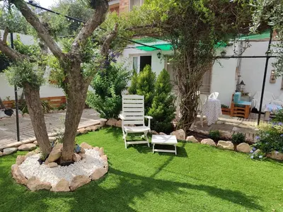Jardín al aire libre en Cal Marcos