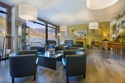Zona de estar de Hotel Eth Solan & SPA