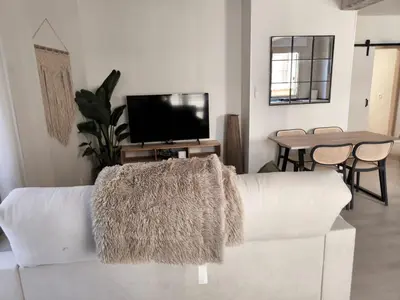 Una televisión o centro de entretenimiento en Apartamentos Crispin Samantha