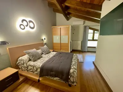 Cama o camas de una habitación en La Llardana