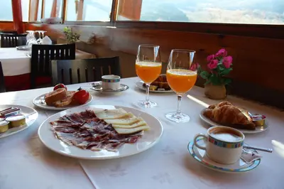 Comida en o cerca of this country house