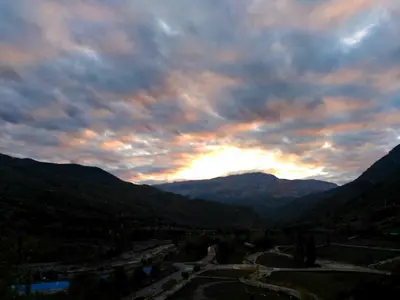 Paisaje cerca of this country house