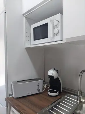 Una cocina o zona de cocina en El Rincón de San Fermín