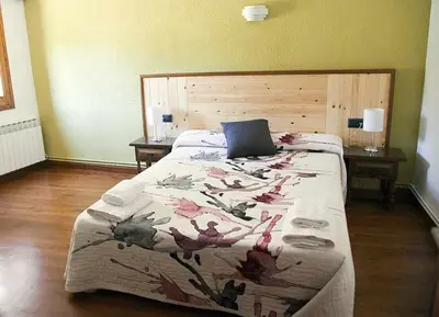 Cama o camas de una habitación en Casa La Lourdes