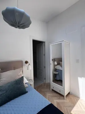 Cama o camas de una habitación en Apartamento Casa la Rubia Jaca