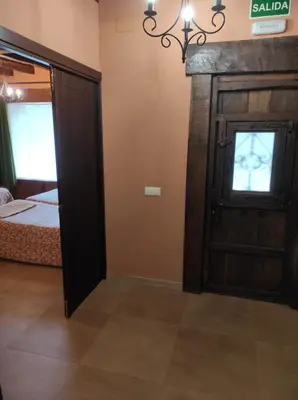 Cama o camas de una habitación en Sagardikoetxea HABITACIONES CON BAÑO EN CASA RURAL