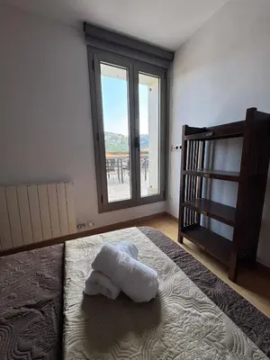Cama o camas de una habitación en Somianatura - Casa Rural Capafonts