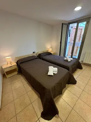 Cama o camas de una habitación en Somianatura - Casa Rural Capafonts