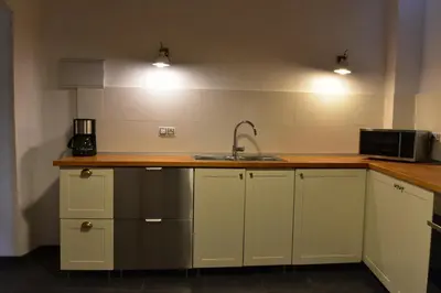 Una cocina o zona de cocina en La Rectoria