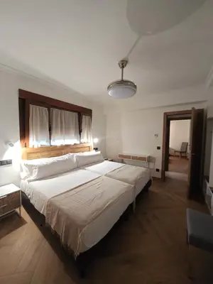 Cama o camas de una habitación en Torre Belvedere