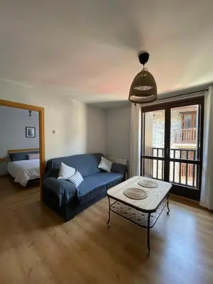 Cama o camas de una habitación en La casita de Nicolás