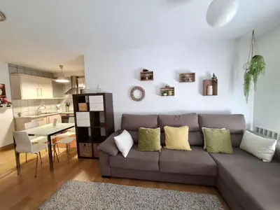 Zona de estar de El Tozal, cálido, petfriendly con garaje
