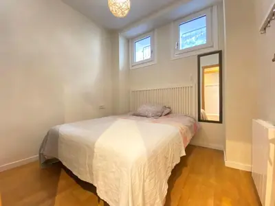 Cama o camas de una habitación en Portalet III -1ºA