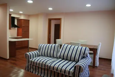 Una cocina o zona de cocina en Apartaments Tarrega Lagranja