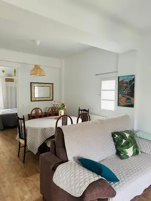 Cama o camas de una habitación en Casa Claudio Palomar