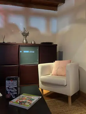 Zona de estar de La Caseta
